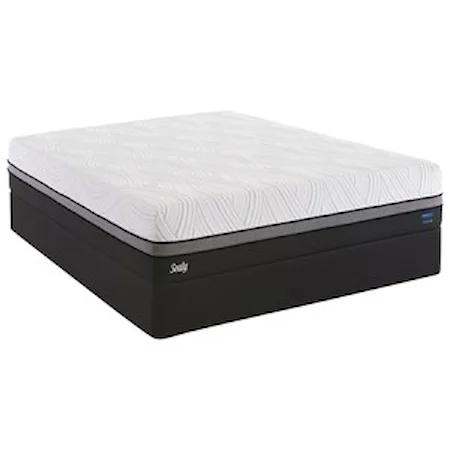 Queen 12" Firm Gel Memory Foam Mattress and 5" Low Profile StableSupport™ Foundation